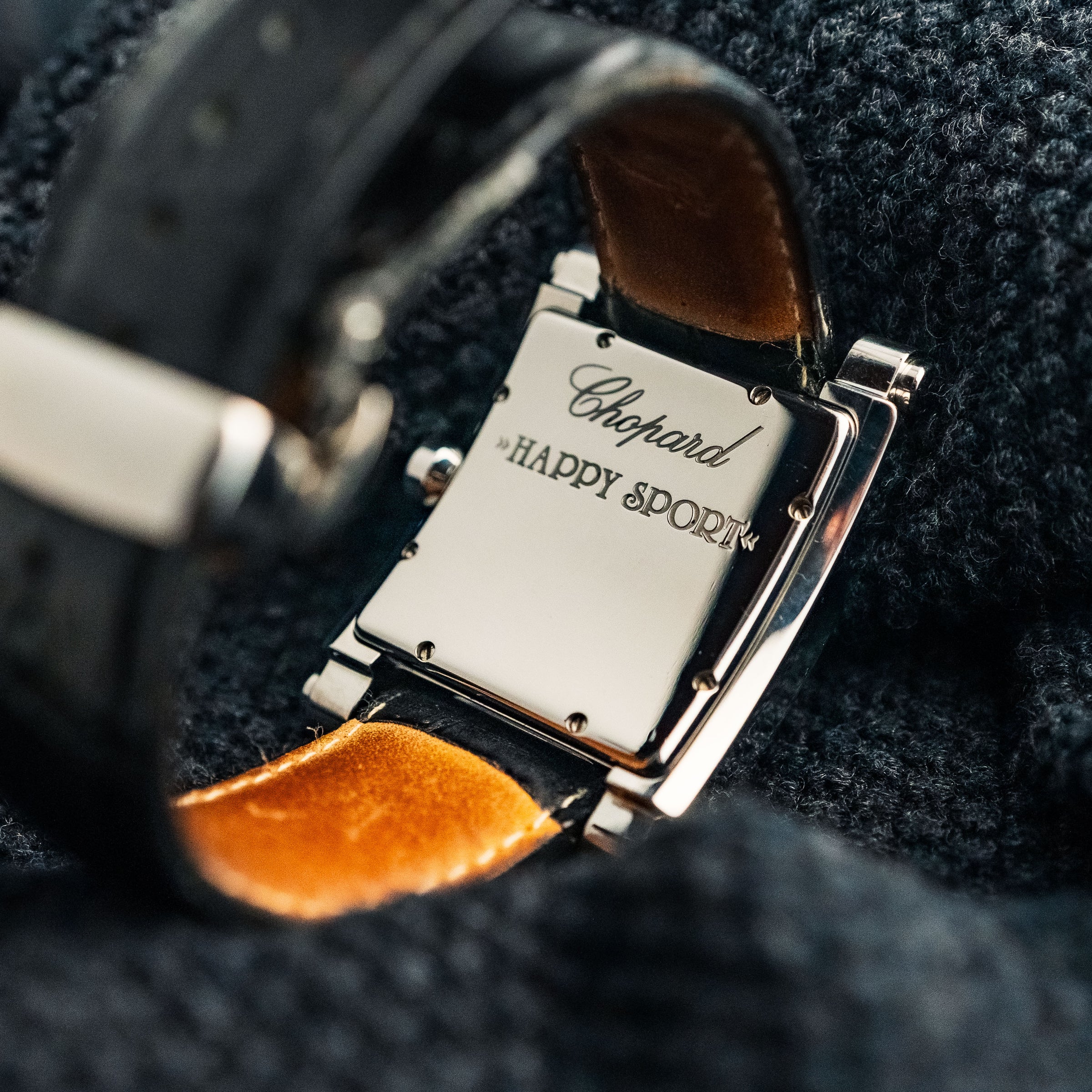 CHOPARD HAPPY SPORT 35MM WHITE DIAL QUARTZ 5 MOBILES DIAMONDS