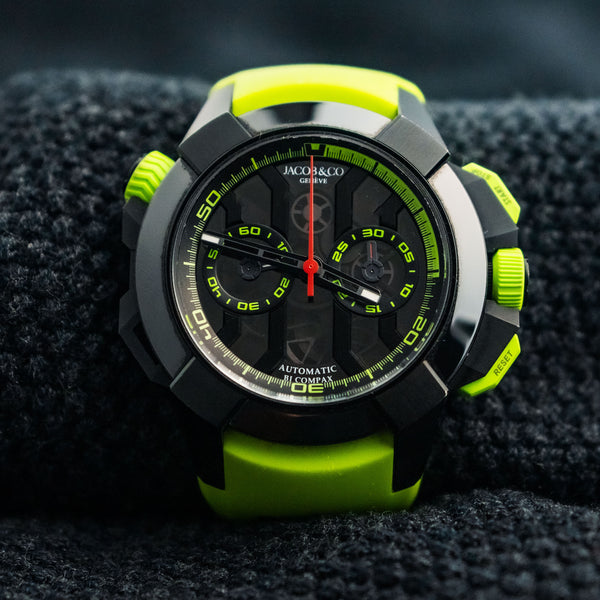 JACOB & CO. EPIC X CHRONO PVD TITANIUM 47MM