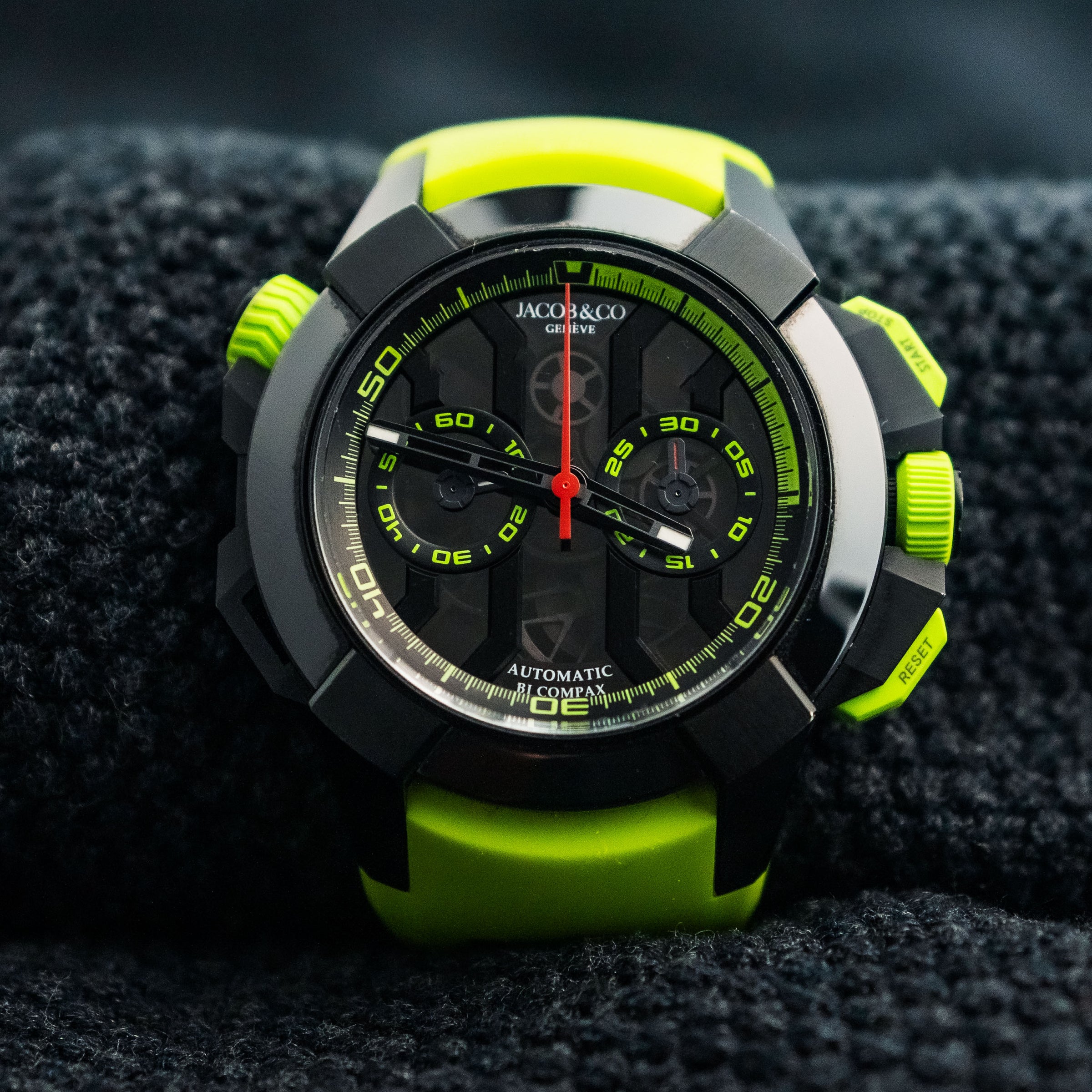 JACOB & CO. EPIC X CHRONO PVD TITANIUM 47MM