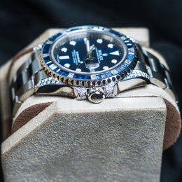Bule Dial Diamond Rolex Sub