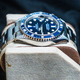 Bule Dial Diamond Rolex Sub