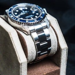 Bule Dial Diamond Rolex Sub