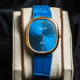 Blue Dial Gold Patek