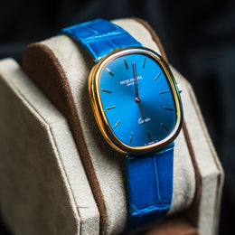 Blue Dial Gold Patek