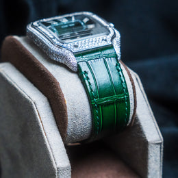 Green Dial Diamond Cartier