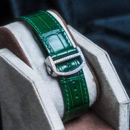 Green Dial Diamond Cartier