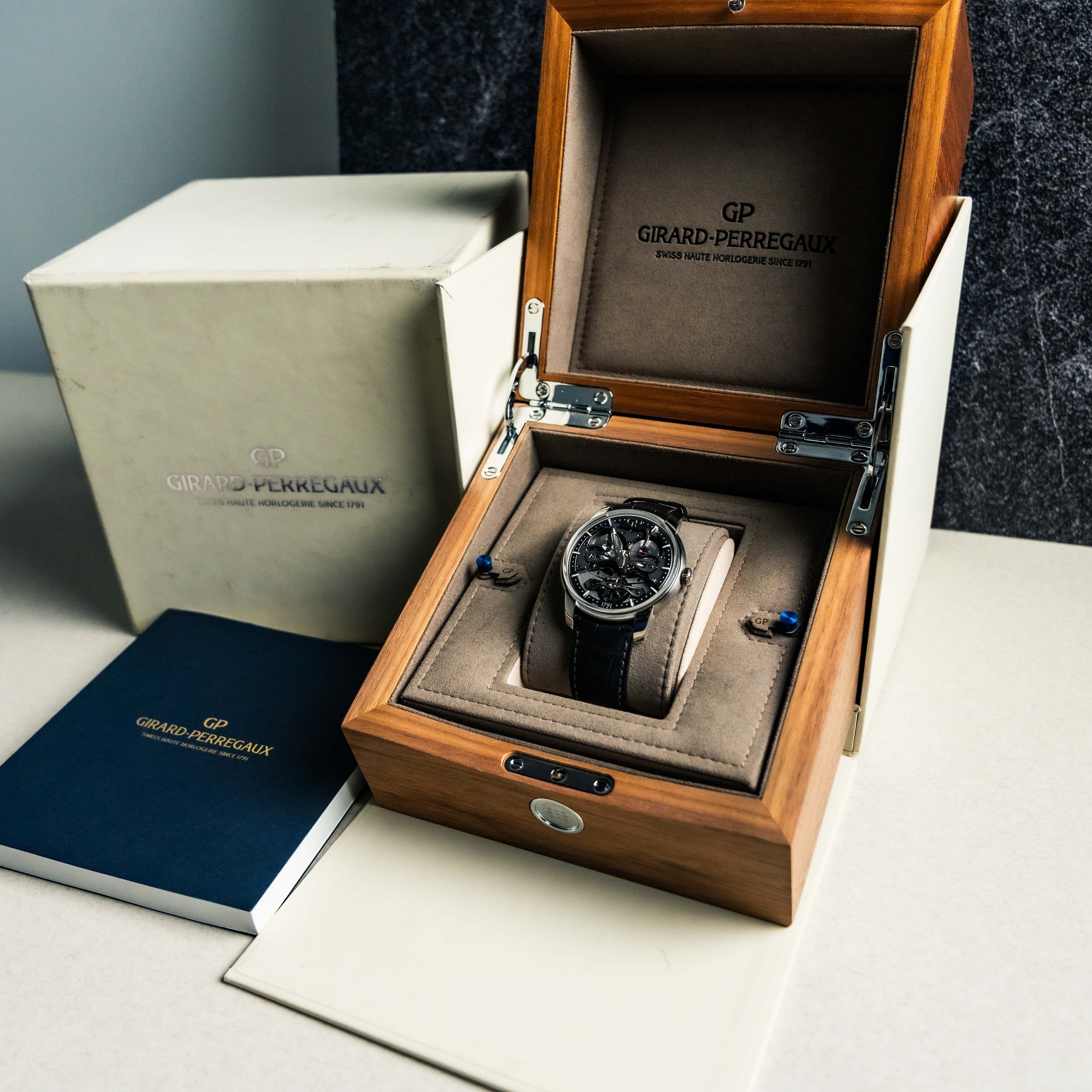 Girard-Perregaux Neo Bridges – 45mm Titanium – Ref. 84000-21-001-BB6A