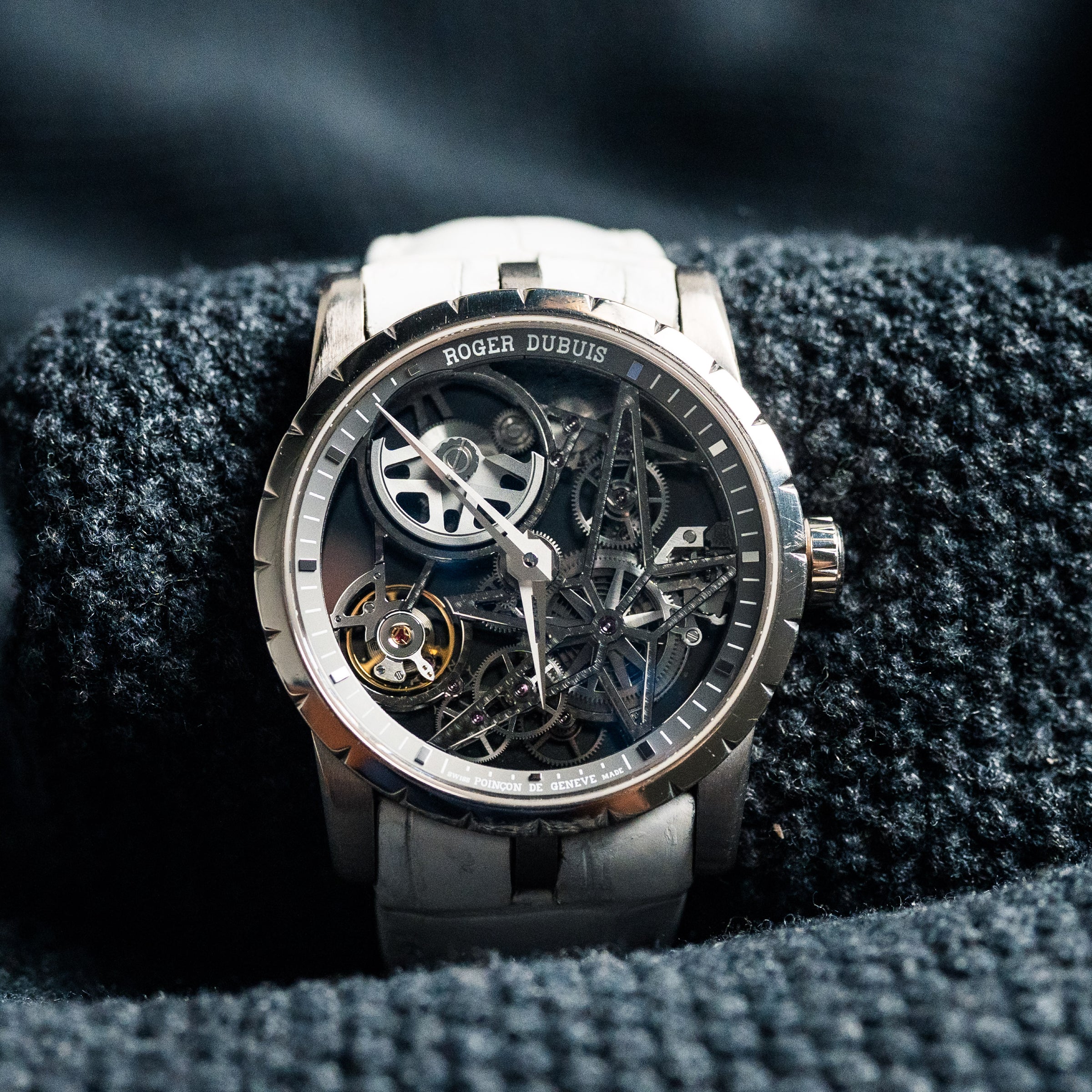 Roger Dubuis Excalibur Monobalancier – 42mm White Gold – Ref. DBEX0507
