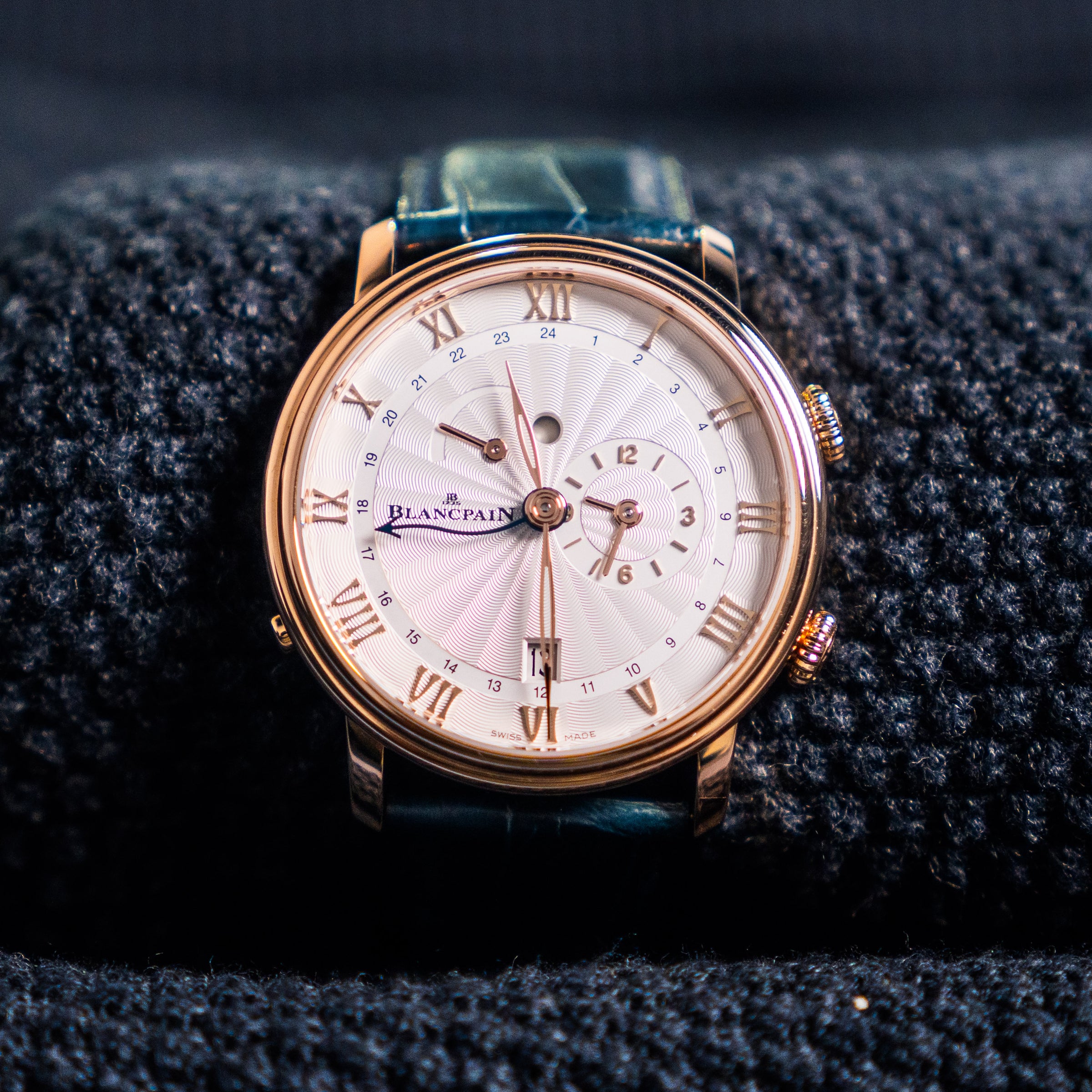 Blancpain Villeret Réveil GMT Ref. 6640 3642 55B