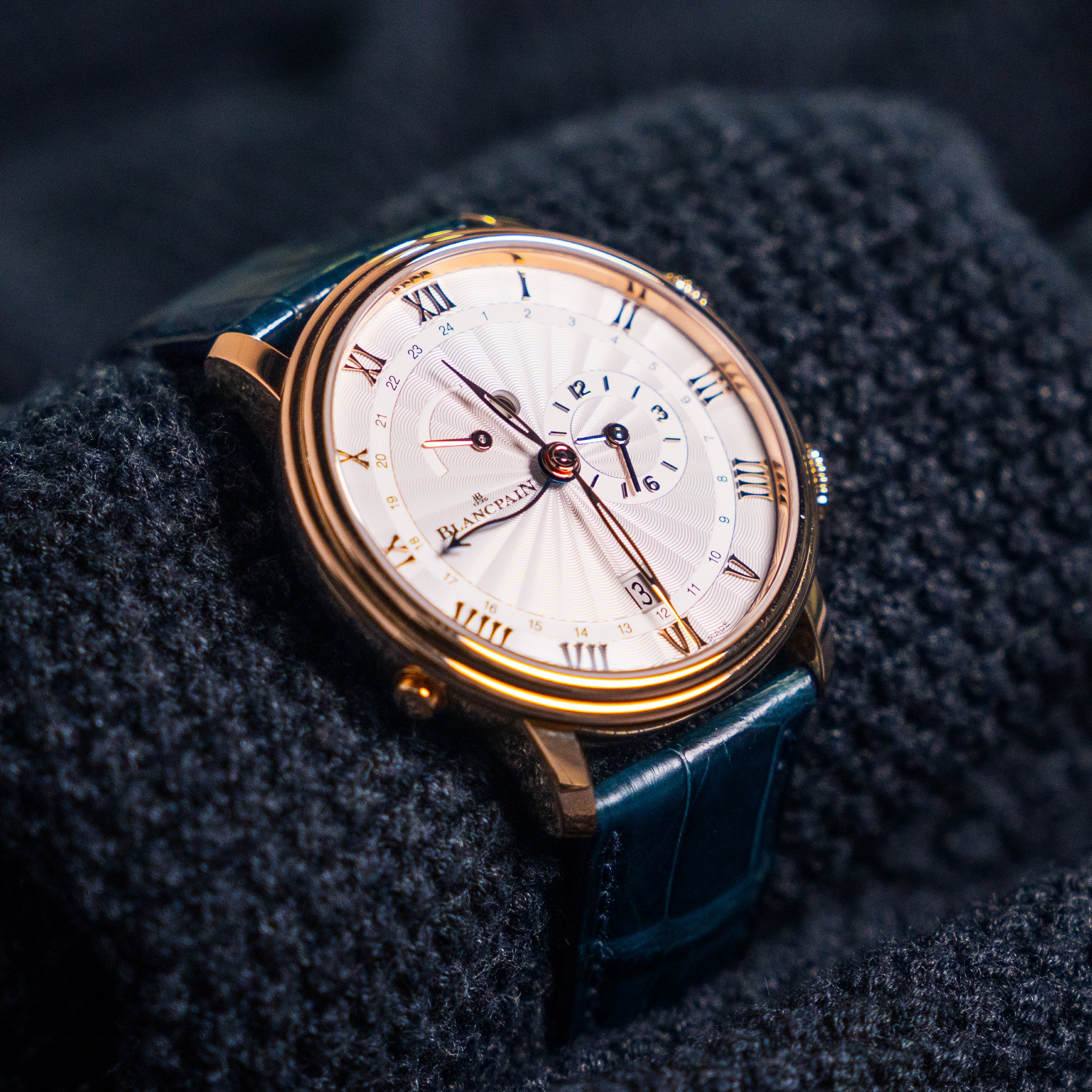 Blancpain Villeret Réveil GMT Ref. 6640 3642 55B