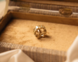 Radiant 17.23ct Lab Grown Pear Cut Yellow Diamond Band in 14k Yellow Gold - photo 3