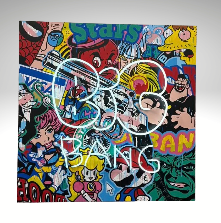Speedy Graphito Neon Light Big Bang Artwork