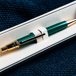 Rolex Emerald Executive Gold Hex Ballpoint Pen AD VIP Gift