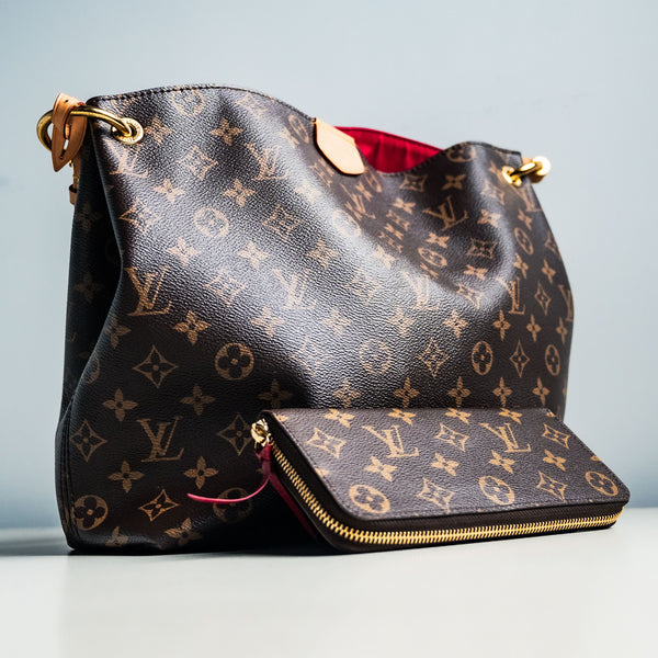 Louis Vuitton Monogram Graceful & Monogram Clemence Wallet Fuchsia Interior