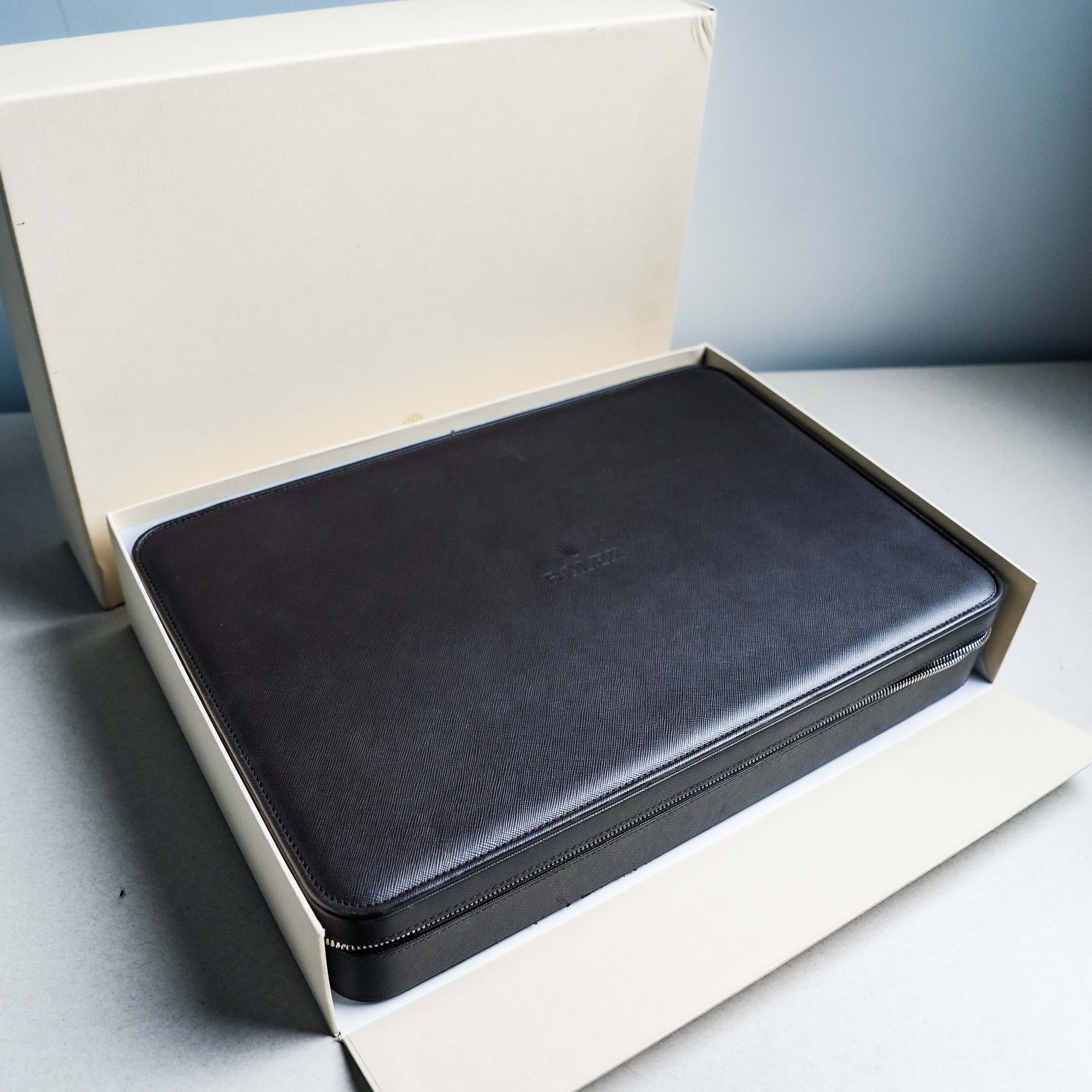 Rolex 12 Watch Travel Case Canvas & Suede