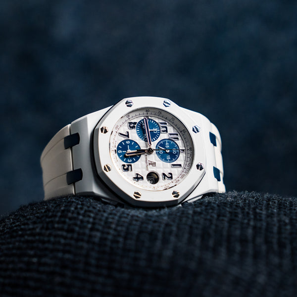 Audemars Piguet Royal Oak Offshore Chronograph “White Ceramic Tribute” – 42mm White Coated Stainless Steel – Ref. 26170ST.OO.D305CR.01