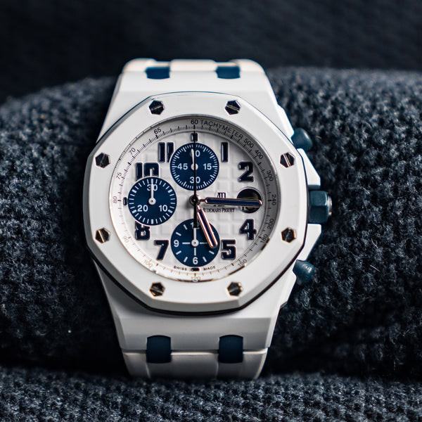 Audemars Piguet Royal Oak Offshore Chronograph “White Ceramic Tribute” – 42mm White Coated Stainless Steel – Ref. 26170ST.OO.D305CR.01