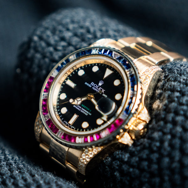 Rolex GMT-Master II “Saru Tribute” – 40mm Yellow Gold – Ref. 116718LN (Custom)