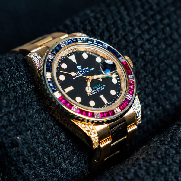Rolex GMT-Master II “Saru Tribute” – 40mm Yellow Gold – Ref. 116718LN (Custom)