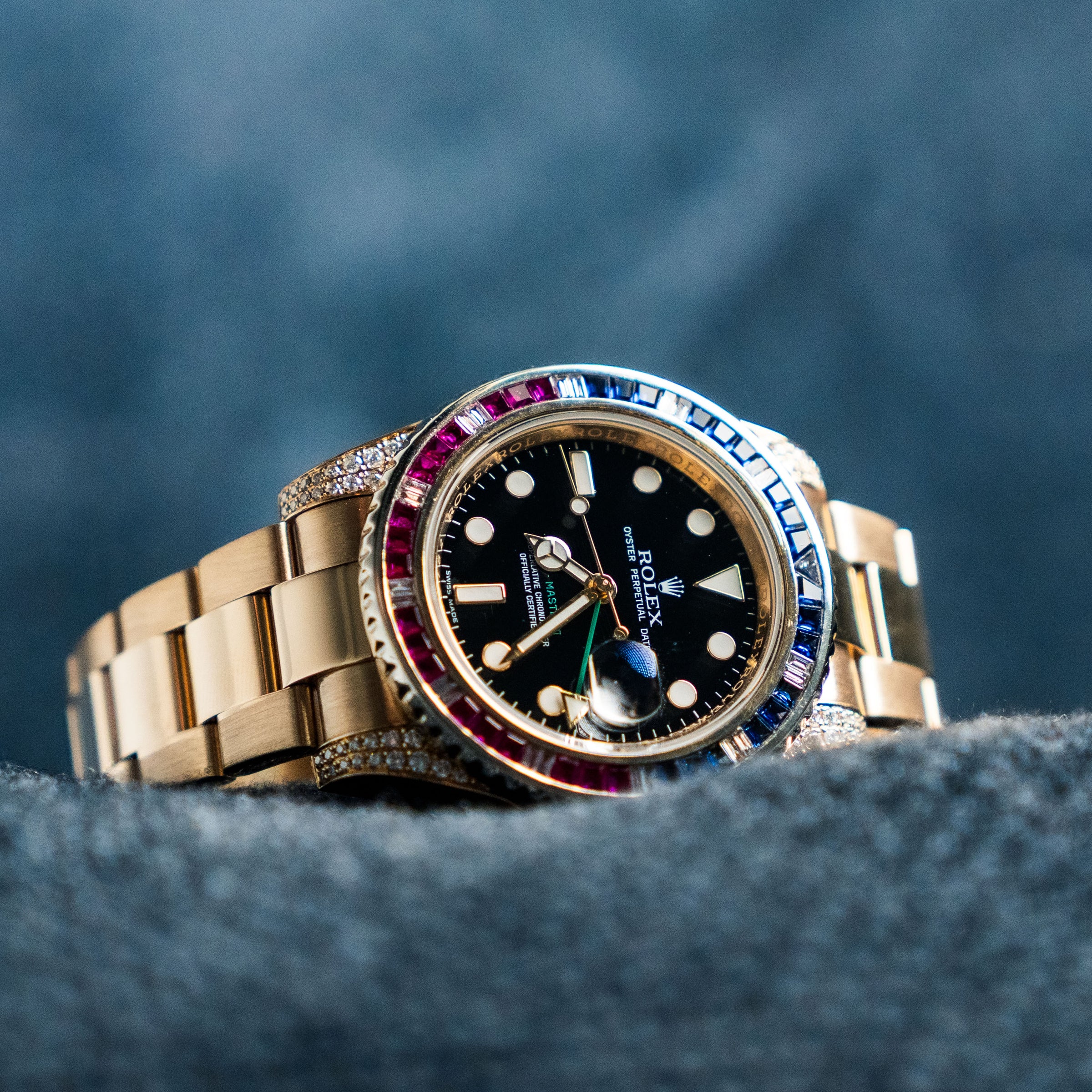 Rolex GMT-Master II “Saru Tribute” – 40mm Yellow Gold – Ref. 116718LN (Custom)