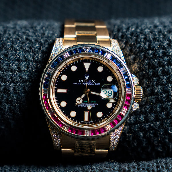 Rolex GMT-Master II “Saru Tribute” – 40mm Yellow Gold – Ref. 116718LN (Custom)