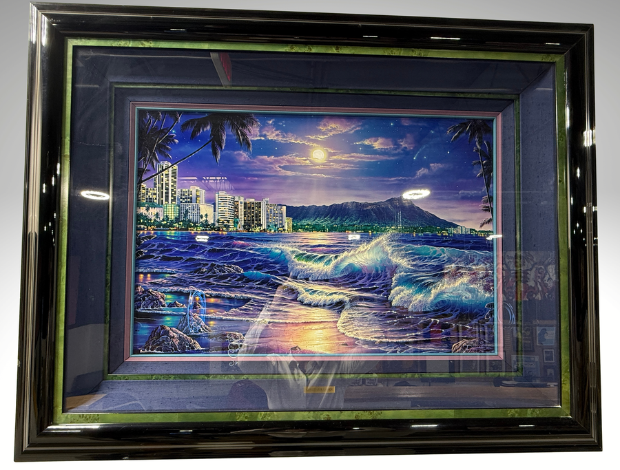 Original Christian Riese Lassen “Waikiki Romance” Lassengraph Num 94 of 300