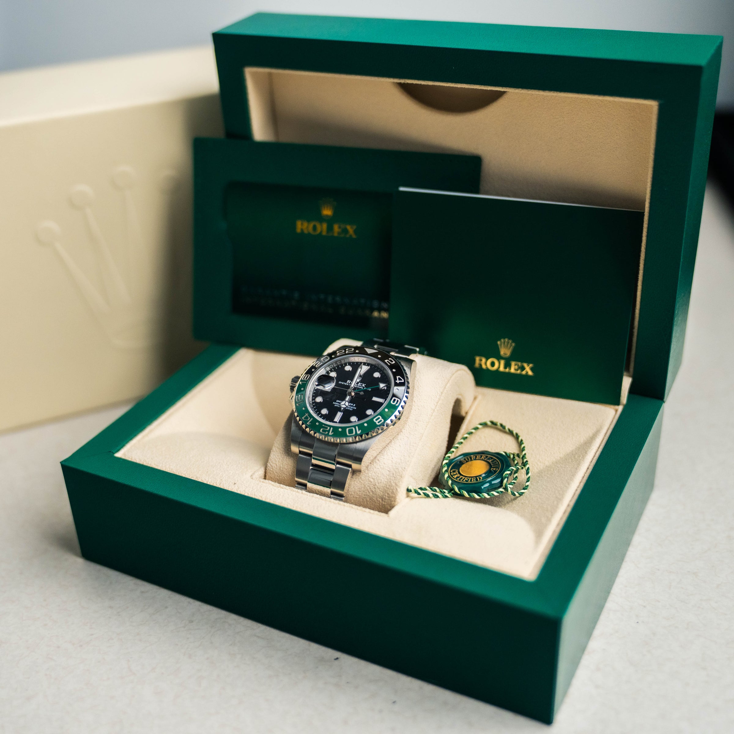 Rolex GMT-Master II Sprite Ref. 126720VTNR 2023 Pre-Owned Box & Papers