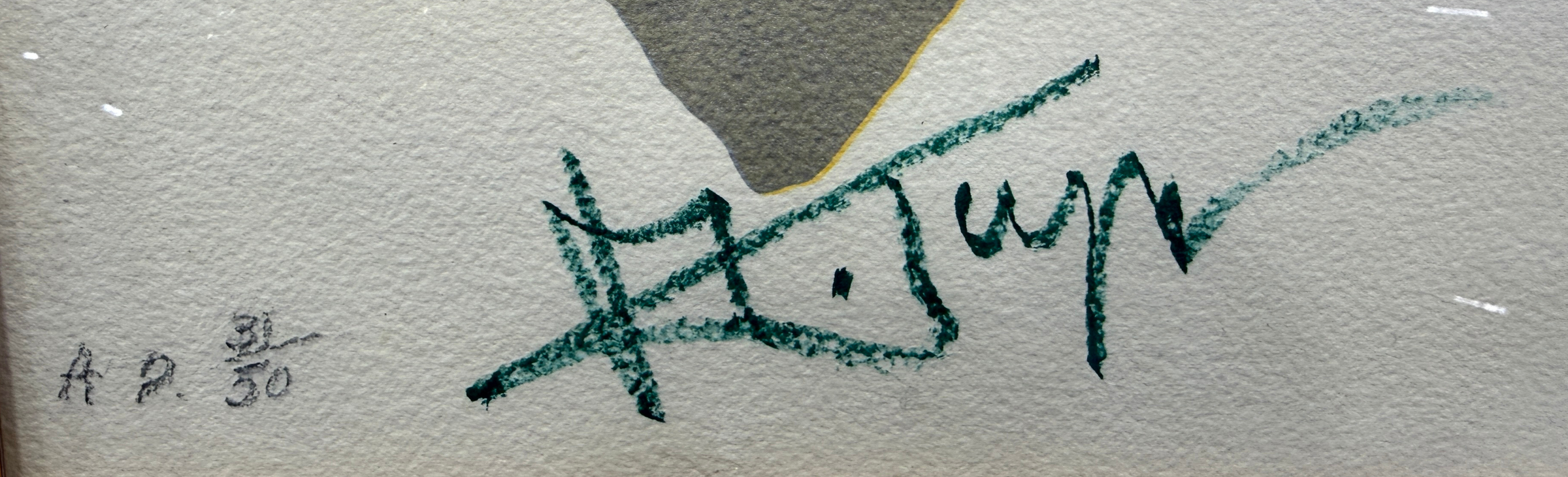 1975 Andy Warhol Mick Jagger Original Screenprint Signed & Numbered 31 of 50