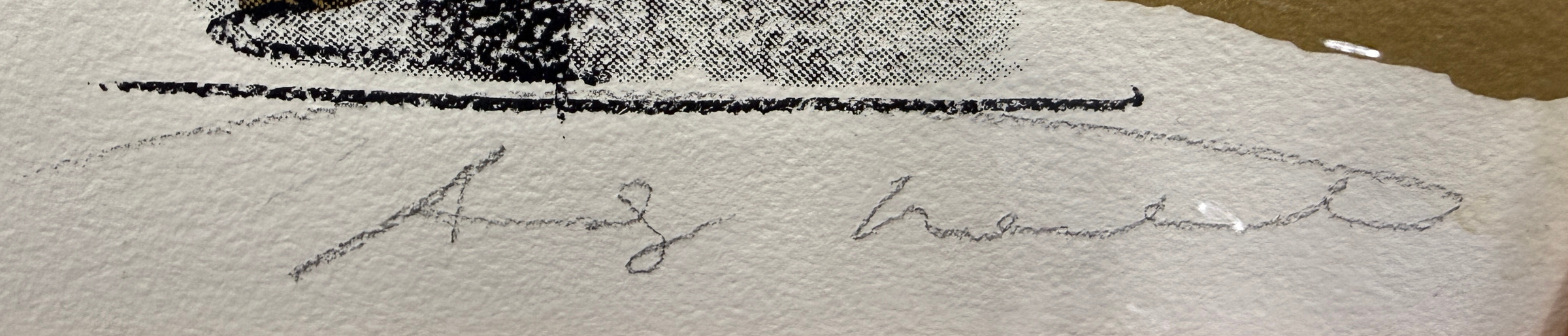 1975 Andy Warhol Mick Jagger Original Screenprint Signed & Numbered 31 of 50