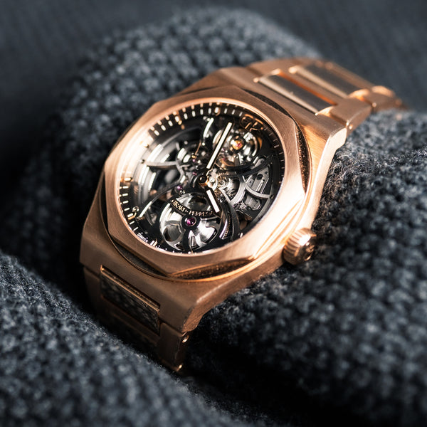Girard Perregaux Laureato Skeleton Ref. 81015-52-002-52A 2022 Pre-Owned Box & Papers