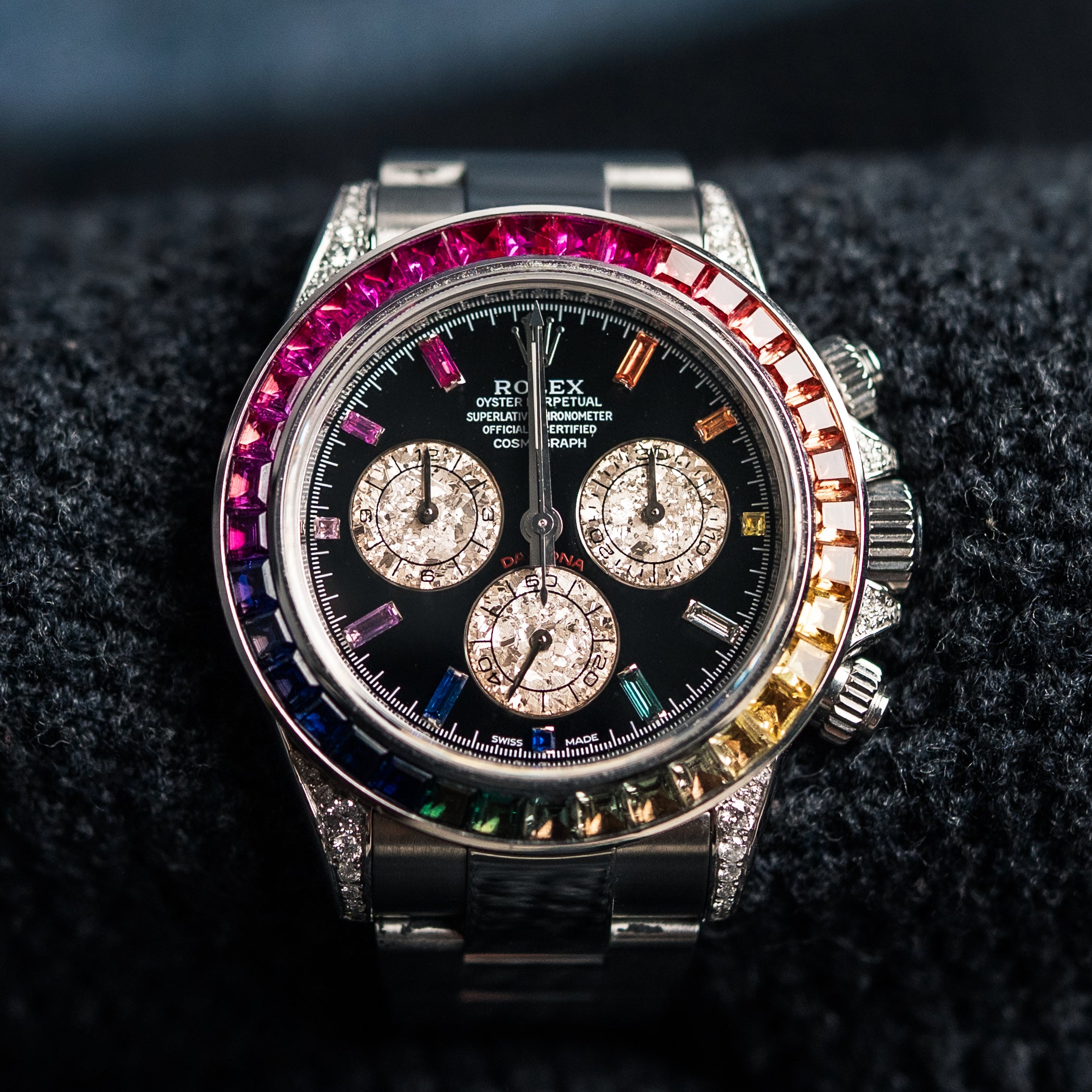 Rolex Custom Rainbow Daytona Ref. 116520