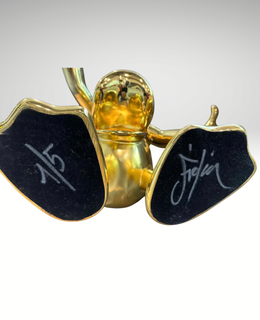 Fidia Falaschetti Donald F*ck Gold Statue