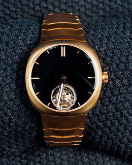 H Moser Streamliner Tourbillon Rose Gold Vantablack 40mm 6804-0400
