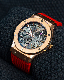 Hublot Classic Fusion Ultra-Thin King Gold Skeleton 45mm 515.OX.0180.LR