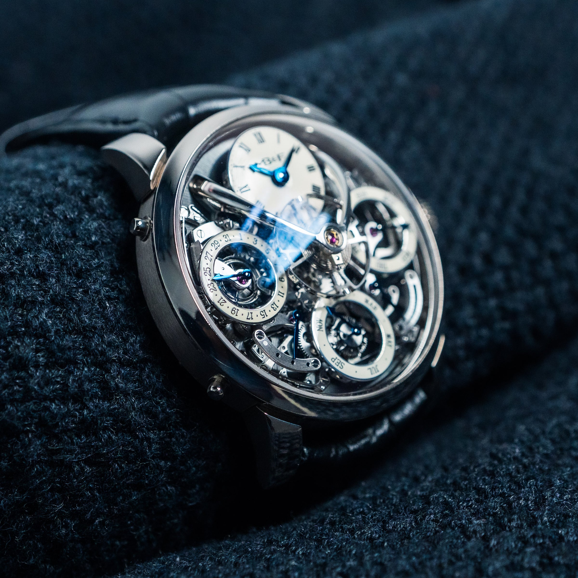 MB&F LEGACY MACHINE PERPETUAL CALENDAR – 44MM GREY DIAL WHITE GOLD – REF. 03.WL.B