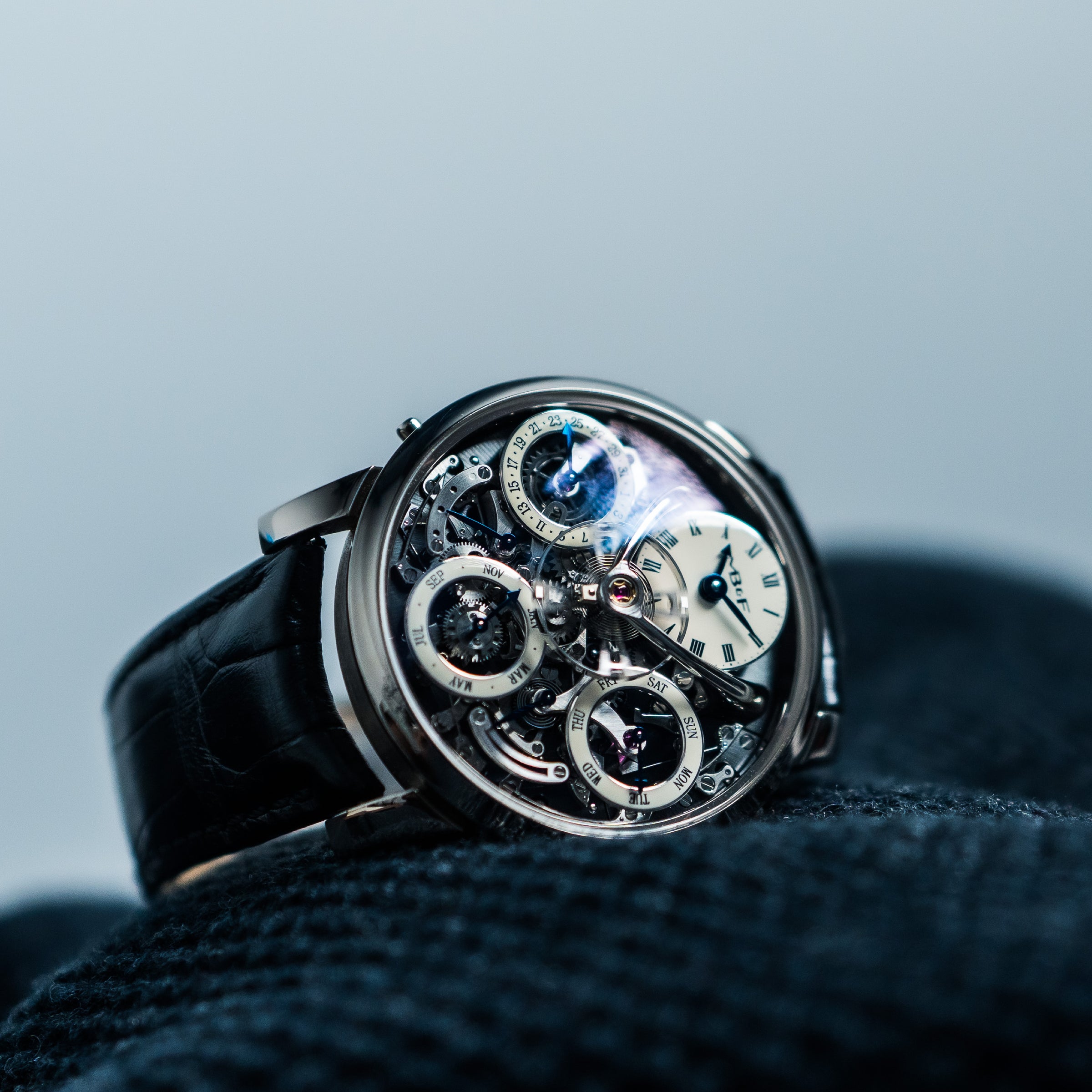 MB&F LEGACY MACHINE PERPETUAL CALENDAR – 44MM GREY DIAL WHITE GOLD – REF. 03.WL.B