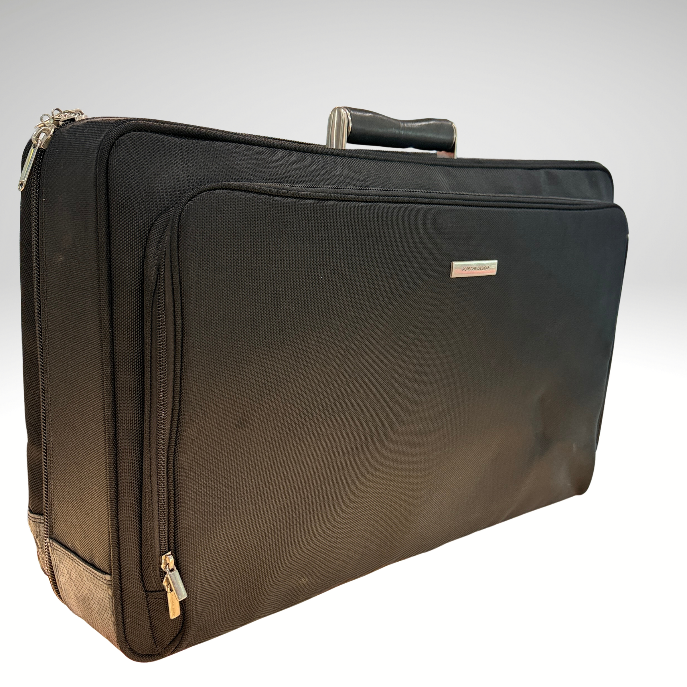 Porsche Design Roadster Nylon Leather Trim Carry-on Suitcase