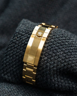 Rolex Submariner Date 18k Yellow Gold Blue Ceramic 40mm 116618LB