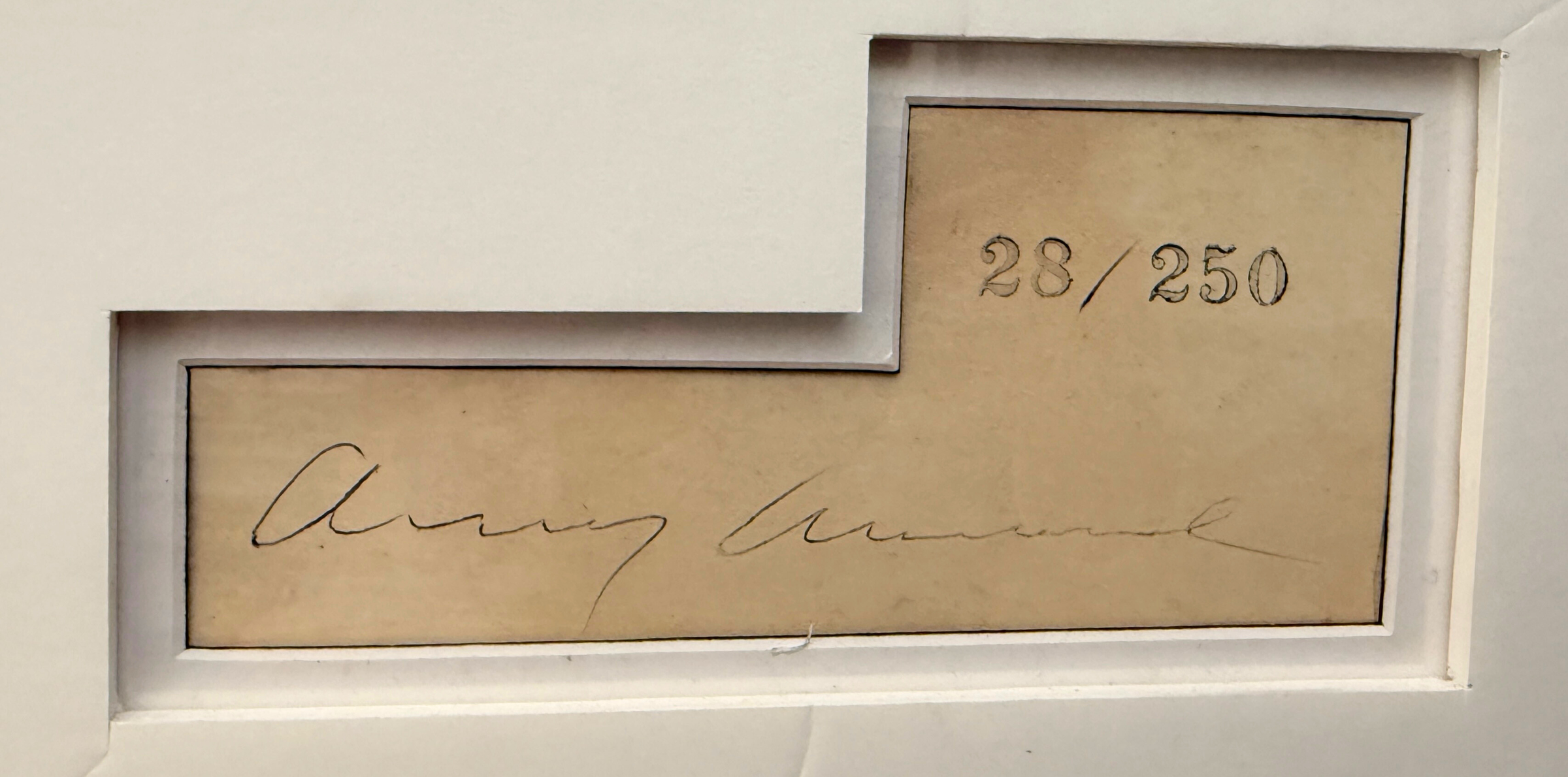 1968 Andy Warhol Campbell’s Soup Condensed Tomato Soup Signed Print Num 28/250