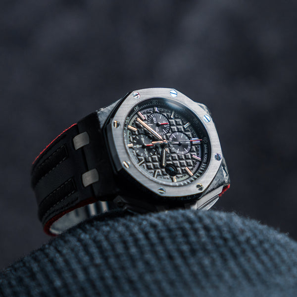 2015 Audemars Piguet Royal Oak Offshore Chronograph 26400AU.OO.A002CA.01 44mm Forged Carbon/Ceramic Black Dial