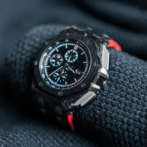 2015 Audemars Piguet Royal Oak Offshore Chronograph 26400AU.OO.A002CA.01 44mm Forged Carbon/Ceramic Black Dial