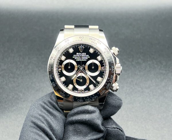 2023 Rolex Daytona White Gold with Diamond Indicator - Image 4