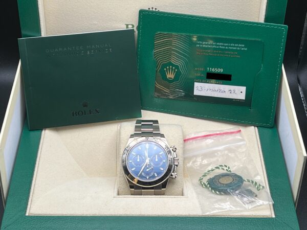 2022 Rolex Daytona Blue Face - Image 2