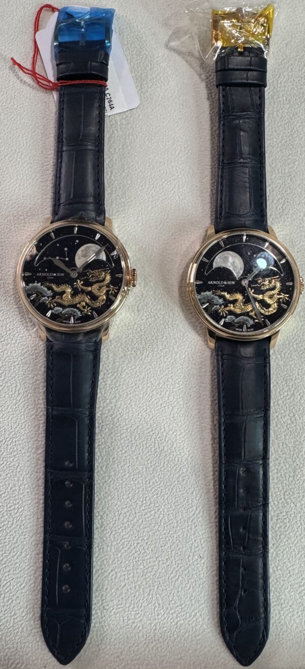 Rare ARNOLD & SON Perpetual Moon Year of the Dragon Limited to 8 Pieces - Image 4