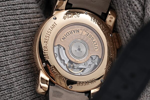 Rose Gold Ulysse Nardin Hour Striker - Image 4